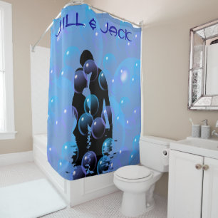 Couples Housewarming Gift shower Curtain