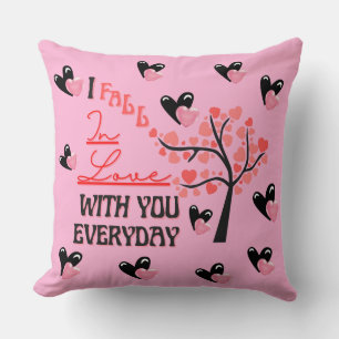 Couples I Fall In Love with you Everyday  Cushion