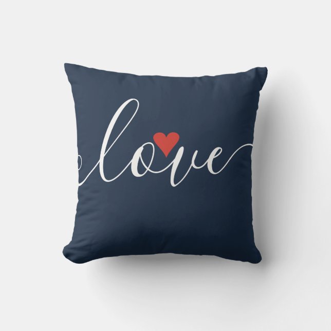 Couples Initials Monogram Cushion (Front)