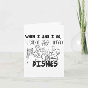 Couples Joke Funny Wedding Groom Humour Bride Prem Card