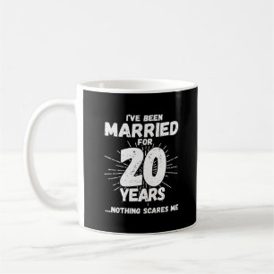 Couples Married 20 Years Funny 20th Anniversary Coffee Mug