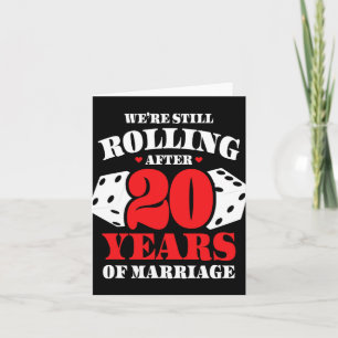 Couples Married 20 Years - Funny 20th Wedding Anni Card