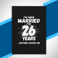 Couples Married 26 Years Funny 26th Anniversary