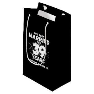 Couples Married 39 Years Funny 39th Anniversary Small Gift Bag