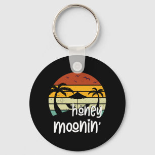 Couples Married Matching Honey Mooning Honeymoon V Key Ring