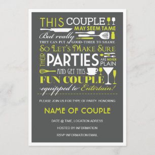 Couples Party Invitation