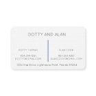 Couples Personal Calling/ Business Card