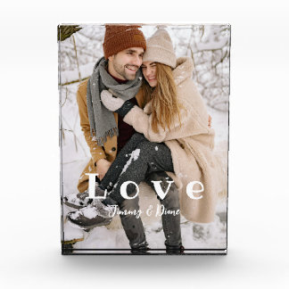 Couples Personalised Photo Block