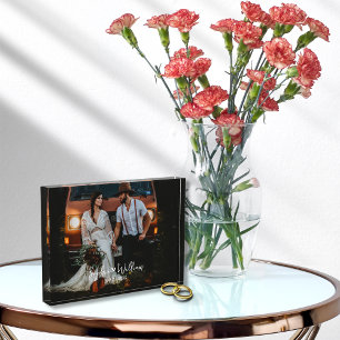 Couples Photo Name Wedding Anniversary Date Heart