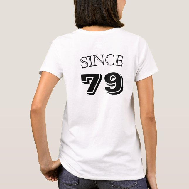 Couples' shirts; TOGETHER SINCE... (shirt 2 of 2) T-Shirt (Back)