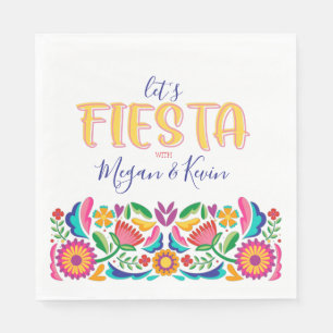 Couples Shower Fiesta  Napkin