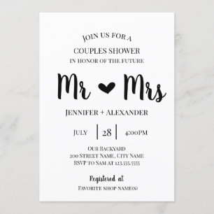 Couples Shower Invitation