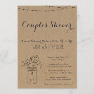 Couple's Shower Invitation Bridal Wedding Baby