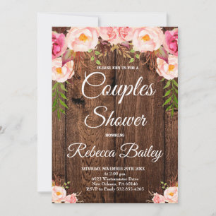 Couples Shower, Wedding Shower Party Invitation