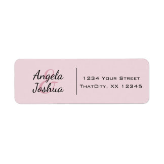 Couples Simple Minimal Informal Casual Pink Black