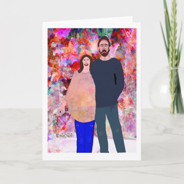 Couples Support LeeMarie's creative Design Card (Front)