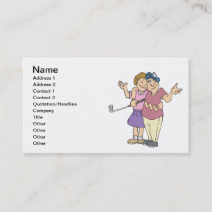 Couples That Golf Together Stay Together Business Card