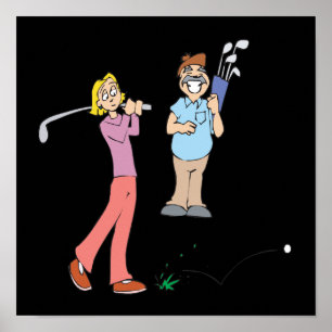 Couples That Golf Together Stay Together Poster