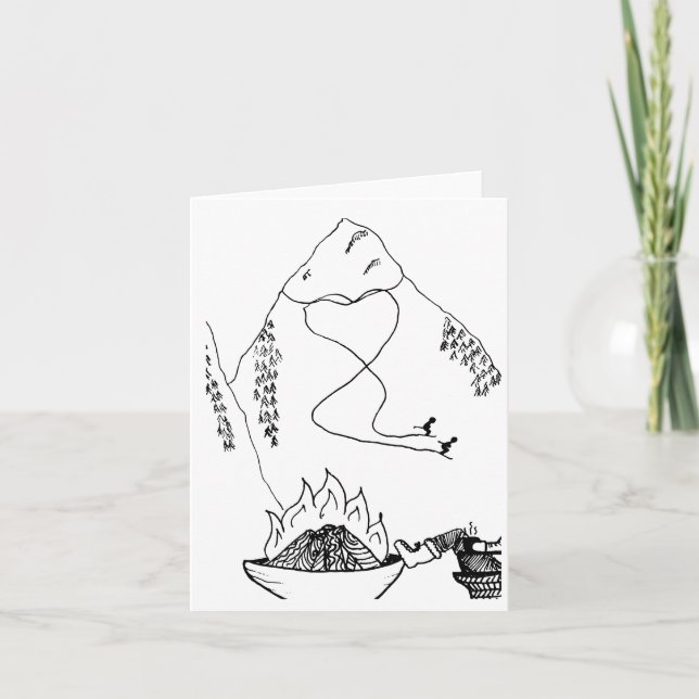 Couples that Ski Together Card (Front)