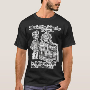 Couple's The Dishwasher Tetris T-Shirt