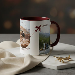 Couples Travel Greatest Adventure Photo  Mug