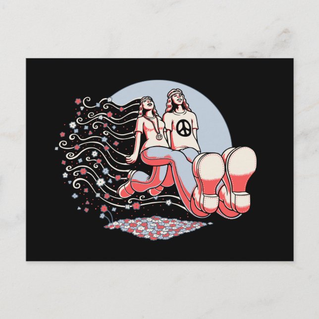 Couples Truckin' Postcard (Front)