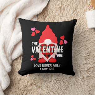 Couples VALENTINE GNOME Love Never Fails Cushion