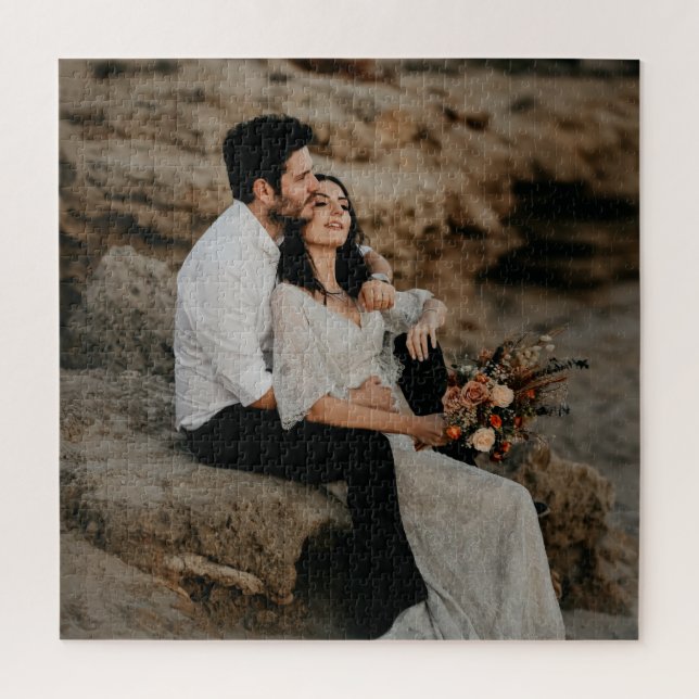 Couple's Wedding 20" x 20" Jigsaw Puzzle (Vertical)