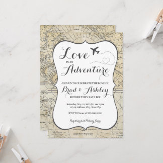 Couples Wedding Shower Invitation