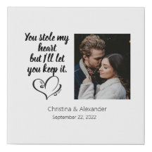 Couples "You stole my heart" love quote