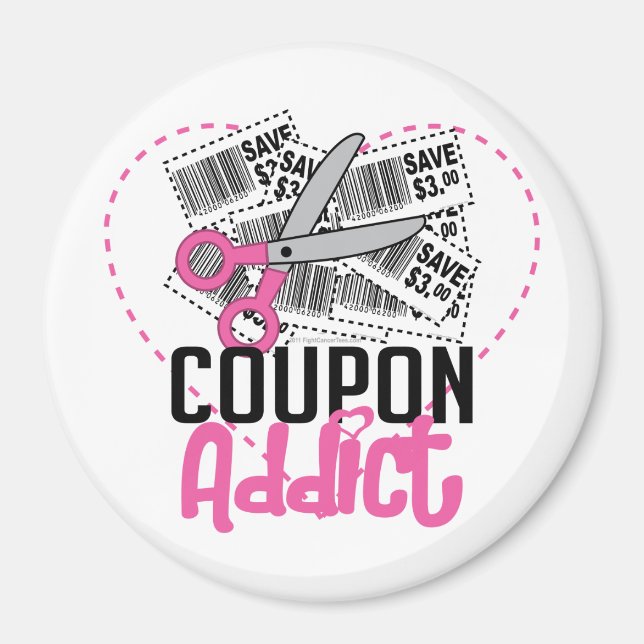 Coupon Addict Magnet (Front)