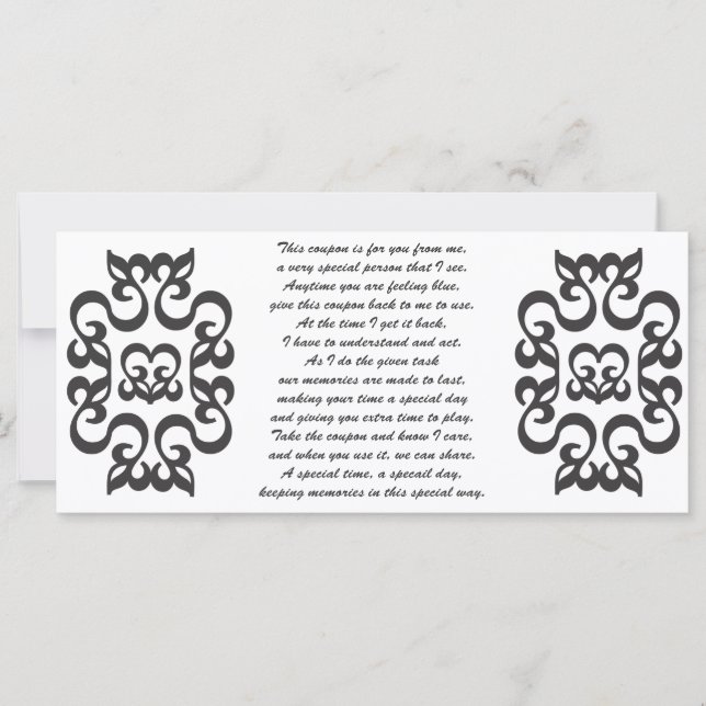 Coupon for you to Give (Front)