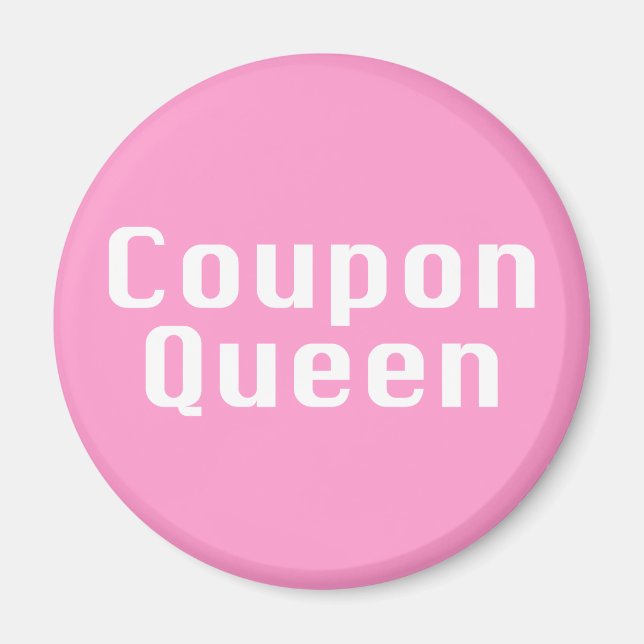 Coupon Queen Gifts Magnet (Front)