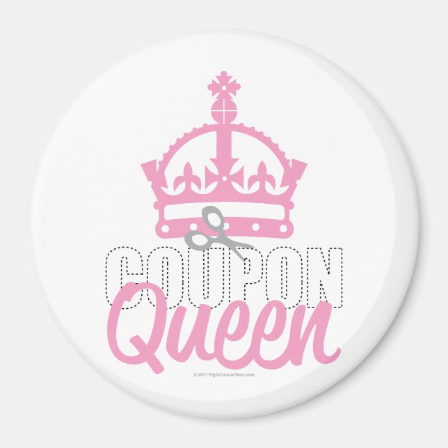 Coupon Queen Magnet (Front)