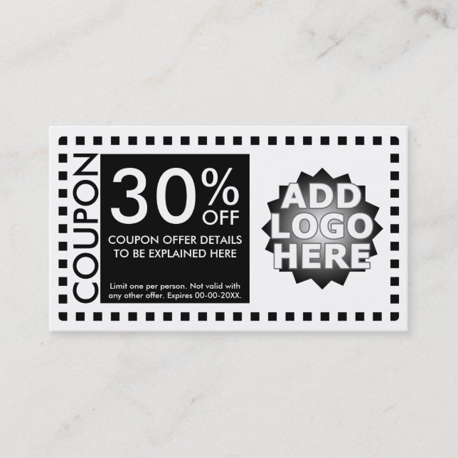 coupon template (Front)