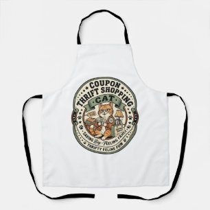 Coupon Thrift Shopping Cat Coupon Thrift Shopping Apron