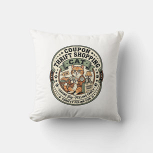 Coupon Thrift Shopping Cat Coupon Thrift Shopping Cushion
