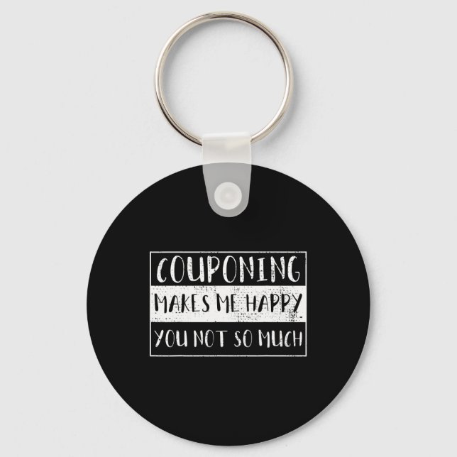 Couponing Vintage  Key Ring (Front)