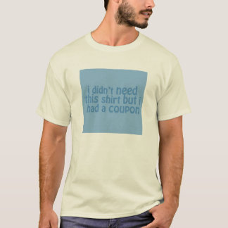 Coupons t-shirt