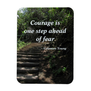 Courage Ahead of Fear Magnet
