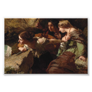 Courage, Anxiety and Despair, Watching the Battle Photo Print