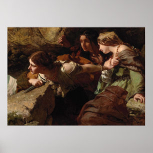 Courage, Anxiety and Despair, Watching the Battle Poster