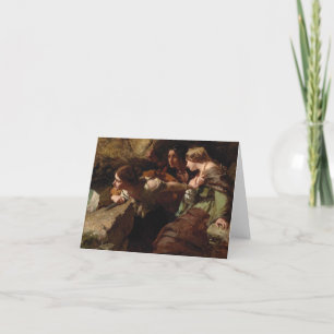 Courage, Anxiety and Despair, Watching the Battle Thank You Card