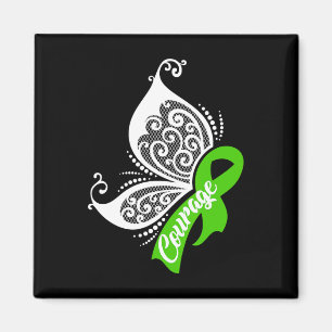 Courage Butterfly Gallbladder Bile Duct Cancer Gif Magnet