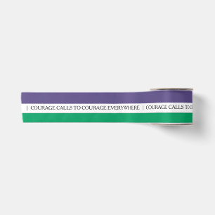 Courage Calls To Courage Feminist Ribbon Satin Ribbon