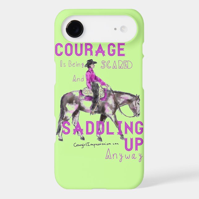 Courage Case-Mate iPhone Case (Back)