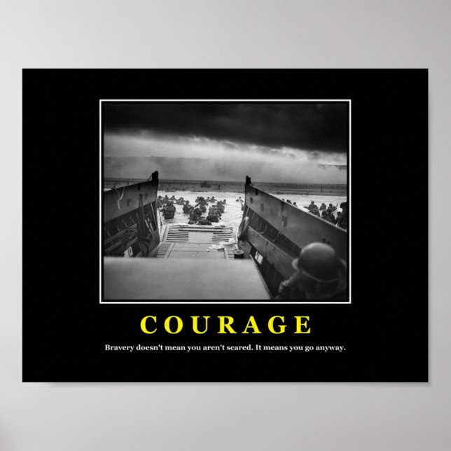 Courage  D Day Poster (Front)