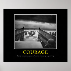 Courage -- D Day Print