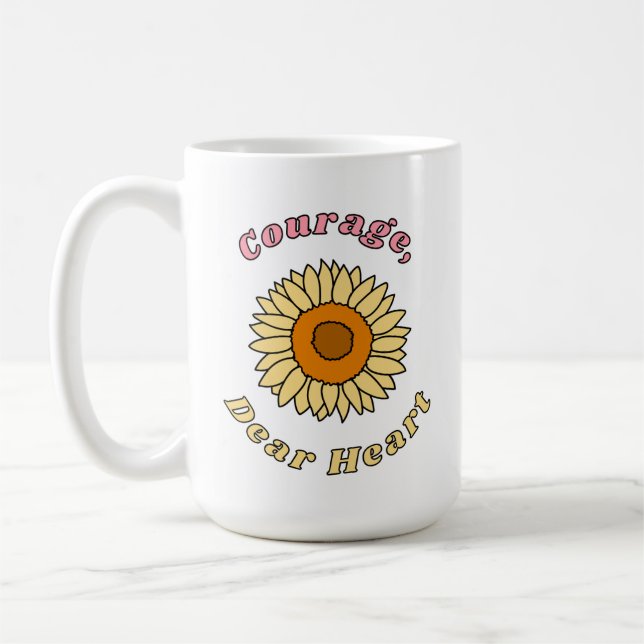 Courage Dear Heart Mug (Left)