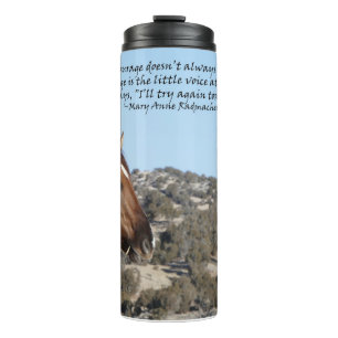 Courage doesn't always roar thermal tumbler